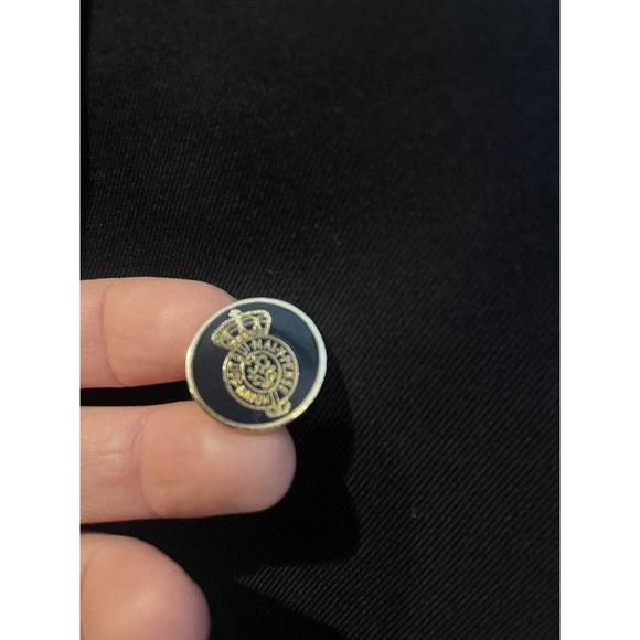 Suit coat with Order Of The Garter buttons Honi Soit Qui Mal 100% Wool 23x19 M - Picture 2 of 11